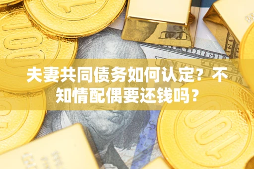 济南夫妻共同债务如何认定？不知情配偶要还钱吗？