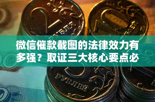 济南微信催款截图的法律效力有多强？取证三大核心要点必须知道！