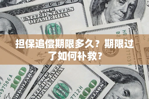 济南担保追偿期限多久？期限过了如何补救？