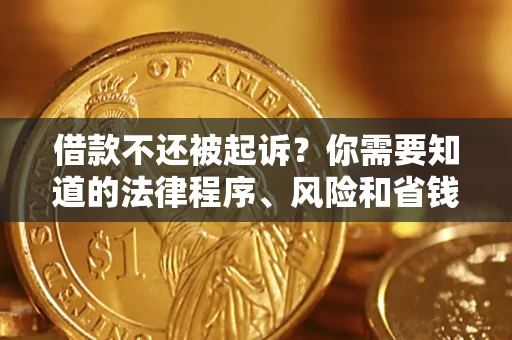 济南借款不还被起诉？你需要知道的法律程序、风险和省钱技巧
